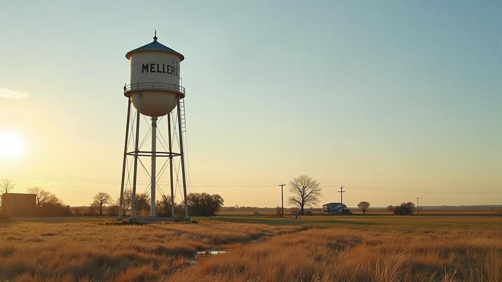 Merkel Texas water tower - serving our small town community